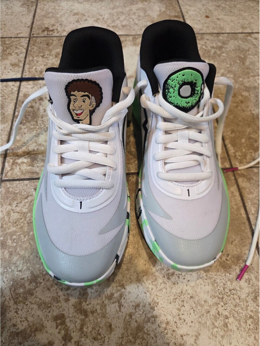 PUMA MB.02 Lo "LaMel-O" Basketball Shoes with Cartoon Graphics